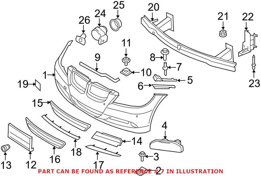 BMW Expanding Rivet 07146971349